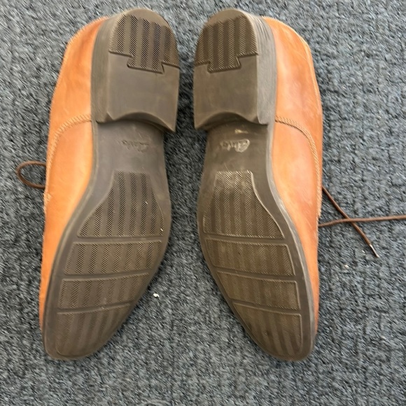 Clark’s Men’s Tan Leather Oxfords size 12 - Picture 4 of 6